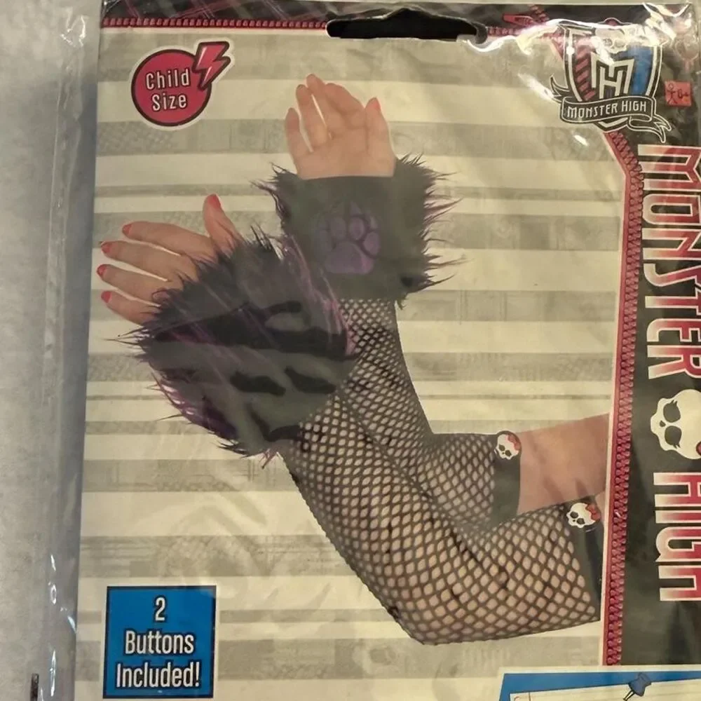 Monster High Black and Purple Arm Sleeves